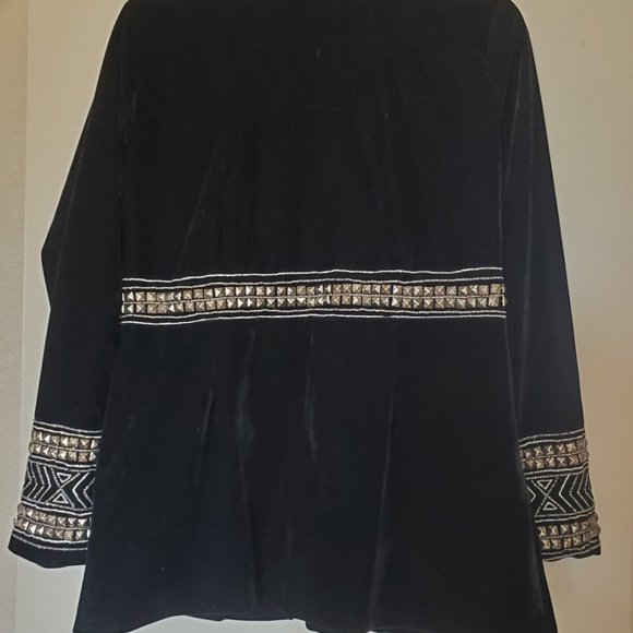 ABSOLUTELY GORGEOUS Roja Velvet Jacket Size L - Picture 2 of 4